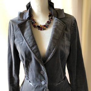 White House Black Market Velvet Jacket